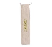 CLISPEED Reusable Organic Cotton Linen Bread Storage Pouch with Drawstring Unbleached Loaf Bag for Homemade Bread Fruits Vegetables Multipurpose Eco Friendly Food Storage