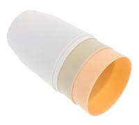 CLISPEED Reusable Toothbrush Holder Cups Modern Minimalist Style for Bathroom 4pcs with Ergonomic Design and Solid Pp Material Bathroom Tumblers Suitable for Outdoor Use