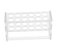 CLISPEED Reusable Transparent Acrylic Test Tube Rack Slots for Centrifuge Tubes Laboratory Organizer Lightweight Portable for Research and Clinical Use