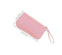 CLISPEED RFID Blocking Travel Document Wallet Compact Organizer for Men Women Quick Access Passport Holder with Boarding Card Slots Portable Oxford Cloth Travel Essentials Case