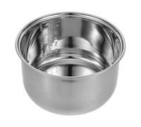 CLISPEED Rice Cooker Cooker Liner Inner Pot Stainless Steel Replacement 4l Capacity Sturdy for Steaming and Stewing Universal Compatibility