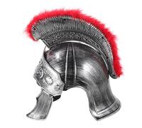 CLISPEED Roman Helmet Costume for Adults Lightweight Medieval Soldier Hat for Men and Women Party Cosplay Eye Catching Headgear for Festivals and Role Playing