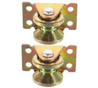 CLISPEED Rope Pulley for Lifting 2pcs V-type Silent Pulley Wheel Heavy Duty Track Pulley Single Wheel Pulley Ceiling Mounting Accessory