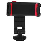 CLISPEED Rotatable Phone Holder Hot Shoe Mount Adapter for DSLR Cameras Stable Tripod Clip with Landscape Portrait Angles Compatible with Microphones and LED Lights for Video Recording