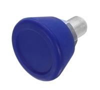 CLISPEED Rubber Roller Skate Toe Stoppers with Adjustable 5/8 Inch Stainless Steel Bolt, Easy Installation and Sturdy Brake for Roller Skates Providing Stability for Fast Stop