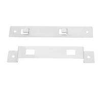 CLISPEED Rustproof Galvanized Steel Bird Nest Holder Bracket with Easy Installation, Silver Birdhouse Hanging Rack for Garden and Outdoor Birdhouse Mounting