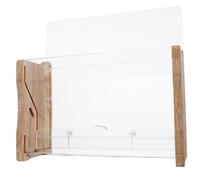 CLISPEED Rutin Chicken Food Bowl Acrylic Automatic Feeder for Cockatiel Medium Size Bird Feeding Box Poultry Cage Feeder Suitable for Parrots and Small Birds