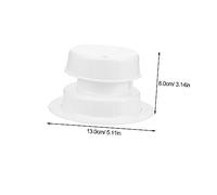 CLISPEED Rv Plumbing Vent Cover for Trailer Camper Bathroom Durable Rv Roof Vent Cap with Ventilation Design Prevents Sewer Gas and Odors Easy Installation Compatible with Motorhomes