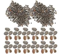CLISPEED Sand Table Modeling Stones Dark Grey 2-5mm Mini Rocks for Diorama Rock Decoration Micro Landscape 50g Bag