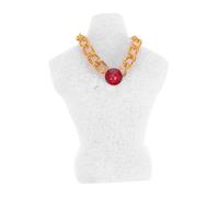 CLISPEED Scale Dollhouse Necklace Holder Stand Micro Layout Pendant Rack for Miniature Jewelry Display Easy Assembly Decorative Mannequin Holder for Dollhouse Accessories and Collector Use