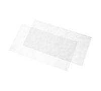 CLISPEED Seashell Guitar Inlay Material Sheet 2pcs White Nacre Rectangle for Fingerboard and Bass Neck Decoration with Easy Installation