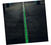 CLISPEED Self-illuminating Warning Sticker Splashproof Luminous Safety Decals for Facility Caution Easy Installation Dark Safety Path Markers and Options