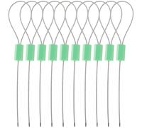 CLISPEED Self-Locking Cable Seals for Security Against Tampering and Unauthorized Entry Made of Abs and Stainless Steel 10pcs with Adjustable Locking Length for Boats and Logistics
