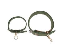 CLISPEED Sheep Safety Collars 2pcs Adjustable Canvas Livestock Neck Straps 48cm 64cm Thickened Sturdy Collars for Animal Husbandry and Farm Use