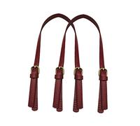 CLISPEED Shoulder Strap Easy Sewing 2 Pcs Synthetic Leather for Bag and Length Adjustable with Dual Buckle Handbag Strap, Sturdy Tote Bag Replacement Accessories for DIY