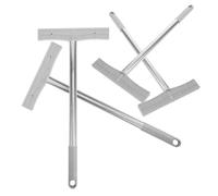 CLISPEED Sign Holder Rods Welcome Sign Stick Stainless Steel 4pcs Portable Design Easy Disassembly Multi-function for Outdoor Use and Voting