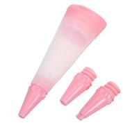 CLISPEED Silicone Icing Pens with Replacement Nozzle and Cupcake Frosting Piping Kit Lightweight and Detailed Work Tool for Cake Decorating for Baking Occasion and Chocolate Cookie