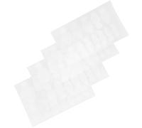 CLISPEED Silicone Nail Forms DIY Nail Art Pattern Stickers for French Manicure 4 Sheets Extension Supplies for Daily Using and Important Events