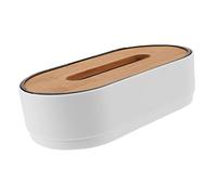 CLISPEED Simple Japanese Style Napkin Dispenser Tissue Box Cover Bamboo Tissue Holder for Home Restaurant Office Car Desktop Storage with Smooth Opening and Craftsmanship