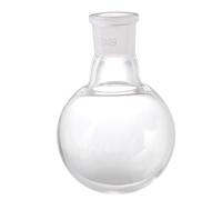 CLISPEED Single Neck round Bottom Boiling Flask with Smooth Rounded Shape 250ml Borosilicate Glassware Evenly Distributes Stress for Organic Chemistry Distillation Apparatus