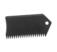 CLISPEED Single Pack Wax Comb Cleaner Surfboard Wax Cleaning Scraper with Carbon Fiber Pattern Design Black Plastic Tool Suitable for Types of Surfboards for Surfers