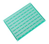 CLISPEED Single-sided Universal Printed Circuit Board 15x20cm Green Solderable Experiment Plate with Five-pin Holes for DIY Electronic Welding and Circuit Projects