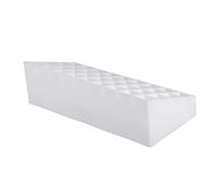 CLISPEED Slot Lipstick Storage Holder Creative Makeup Organizer for Cosmetics Brushes Accessories White Desk Organizer for Home Shop for Lipsticks Jewelry Goods