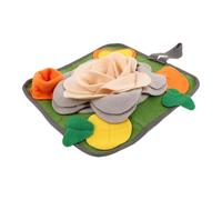 CLISPEED Small Animal Snuffle Mat for Rabbits Hamsters Rats Interactive Pet Foraging Slow Feeder Pad for Improved Digestion Enrichment Made From Safe Felt Cloth Materials