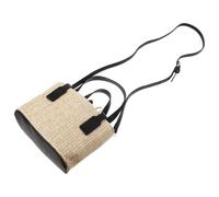 CLISPEED Small Crossbody Bag for Women Summer Beach Drawstring Handbag with Adjustable Shoulder Belt and Suitable Capacity Canvas Polyester Shoulder Bag for Party Dating