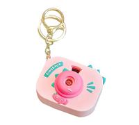 CLISPEED Small Dinosaur Camera Kaleidoscope Keychain, Portable Bag Pendant with Hanging Decor, Adorable Random Color Key Ring for Women Random Color