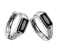 CLISPEED Small Metal Hoop Earrings for Men Hip Hop Accessories Vintage Punk Design Essential Fashion Jewelry for Daily Wear and Stylish Statement