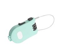 CLISPEED Small Retractable Cable Lock Combination Portable Anti-Stealing Wire Padlock for Bikes Luggage Gym Lockers and Backpacks Lightweight Security Cable