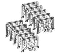 CLISPEED Soccer Ball Patches 10pcs Playful Style Polyester for Jackets Apparel Iron On Garment Repair DIY Mending