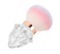 CLISPEED Soft Large Powder Brush with Soft Fine Bristles for Loose and Pressed Makeup Gentle Mushroom Shaped Brush for Face Nails and Body Travel-friendly Beauty Tool