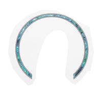 CLISPEED Sound Hole Sticker and Unique Color Shift Electric Guitar with Stylish 3d Effect Self-adhesive Waterproof Inlay Decal for Acoustic and Classical Guitar Decoration