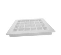 CLISPEED Square Abs Swimming Pool Drain Cover Main Drain Replacement for Spas Aquariums White Pool Water Flow Management Accessory