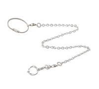 CLISPEED Stainless Steel Bird Foot Chain Parrot Foot Ring Adjustable Bird Harness Leash Buckle