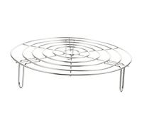 CLISPEED Stainless Steel Egg Steaming Rack Practical Kitchen Accessory for Pressure Cookers Air Fryers Heat Resistant Design for Steamed Fish Veggies More