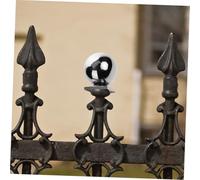 CLISPEED Stainless Steel Guardrail Post Cover with Finial Ball Reliable Hand Railing Replacement for Fences Gates Stair Railings Easy Installation Versatile Outdoor Architectural Accessory