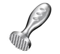 CLISPEED Stainless Steel Meat Tenderizer Hammer Dual-Function Kitchen Mallet for Steak Chicken Pork Juicy Meat Softening and Nut Crushing Non-Slip Handle Cooking Tool