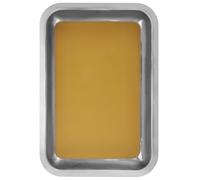 CLISPEED Stainless Steel Metal Dissection Plate with Polished Surface and Safe Use Features, Yellow Lab Dissecting Tray for Biological and Anatomy Experiments in Science Laboratories