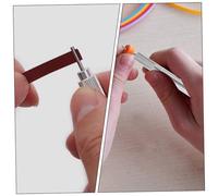 CLISPEED Stainless Steel Paper Quilling Pen Slotted Rolling Tool for Precise Paper Crafts DIY Lightweight Comfortable Handle Metal Curling Needle for Quilling Art Supplies