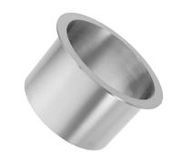 CLISPEED Stainless Steel Recessed Trash Can Lid Round Countertop Cover for Bathroom and Kitchen Tabletops Compact Embedded Design Easy Setup Silver Finish