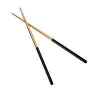CLISPEED Stainless Steel Skid Chopsticks Metal Chopstick with Spiral Grip for Home Restaurant Gift and Camping Comfortable and Wear Resistant Black Gold Design