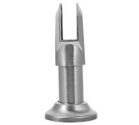 CLISPEED Stainless Steel Toilet Partition Foot Support Restroom Cubicle Fittings with Strong Bearing Capacity Lightweight and Stylish Bathroom Partition Rack for Public Washrooms