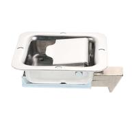 CLISPEED Stainless Steel Trailer Door Latch with Mirror-Finished Surface and Smooth Operation for Travel Trailer, Camper, Truck Toolbox Lock, Sturdy and Secure Rv Lock Accessory