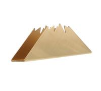 CLISPEED Stainless Steel Triangle Napkin Holder Stable Freestanding Tissue Dispenser for Dining Table Restaurant Cafe Home Kitchen Picnic Bar Organizer