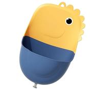 CLISPEED Stand-up Boys Urinal for Toilet Training Smooth Easy-Clean Tank Wall-Mount Potty Training Aid for Boys Learning to Pee Independently Practical and Sturdy Blue Urinal