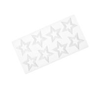 CLISPEED Star Shaped Silicone Mold High Temperature Resistant Candy Chocolate Fondant Baking Mold for Home Kitchen and Cake Shops Non Stick Five Point Star Design