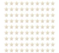 CLISPEED Star Spacer Beads Sturdy Star Shaped Charms White 300pcs Abs with Simulation Design that Will Not Scratch Hands for Bracelet Making and Necklaces for Jewellery Crafting